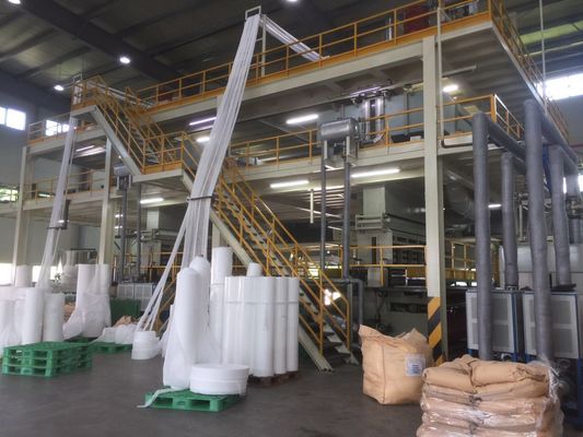 China Iso 1.6-4.2m PP Spunbond Nonwoven Fabric Machine With Two Years Warranty supplier