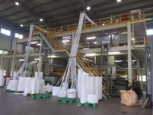 China Certification CE Non Woven Fabric Making Machine , Fabric Manufacturing Machines supplier