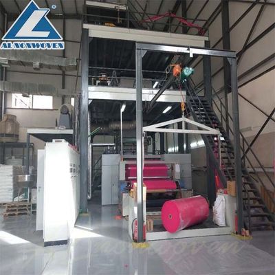 China High Speed S Sigle Beam Non Woven Making Machine For shoe covers supplier