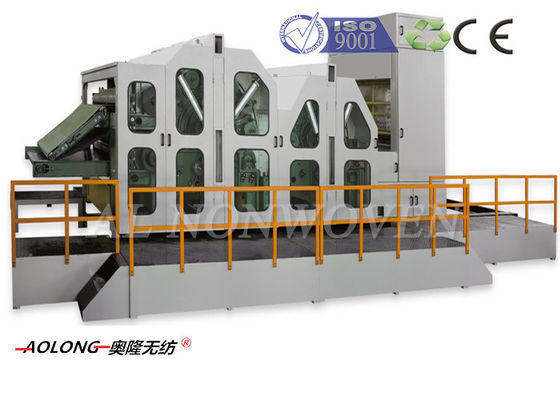 China PP Fiber Nonwoven Carding Machine For Small Businesses 1500mm - 2500mm supplier