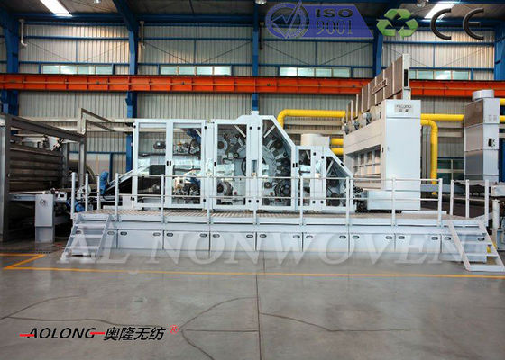 China Stiff Waddings And Glue-free / Thermal Bonded Waddings Carding Machine Width 2500MM supplier