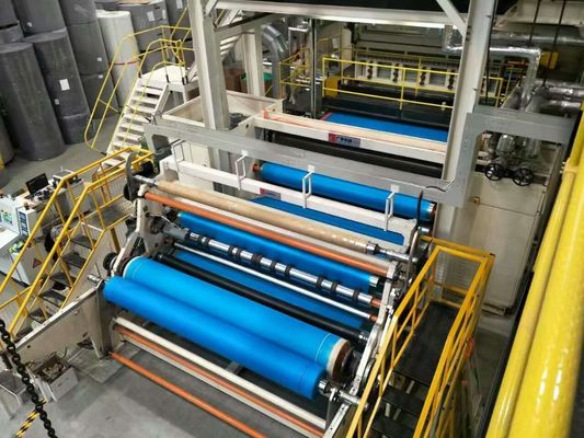 China Double Beam Non Woven Fabric Machine , Non Woven Fabric Manufacturing Machine supplier