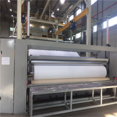 China Compact Construction Spunbond Nonwoven Machine , Non Woven Shopping Bag Making Machine supplier