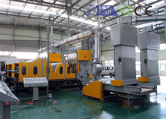 China Double Cyinder / Double Doff Carding Machine 22kw Width 2000mm supplier