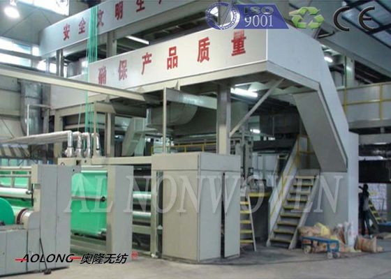 China Professional SMS Spunbond PP Non Woven Fabric Machine For Operation Suit 0~350m/min supplier