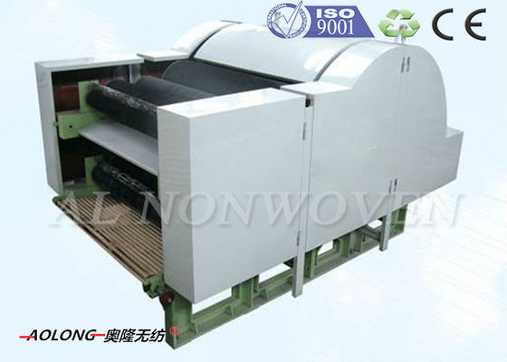 China Nonwoven Cotton Wool Fiber Carding Machine With Single Cylinder Double Doffers supplier