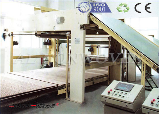 China Double Belt Cross Lapper Machine 4800mm For Wasted Felt Making supplier
