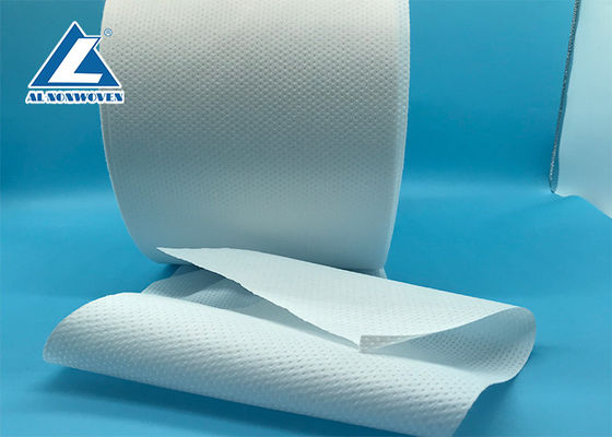 GSM 100g Elastic Nonwoven For Diaper Making , Non Woven Medical Fabric Of Diaper Material supplier