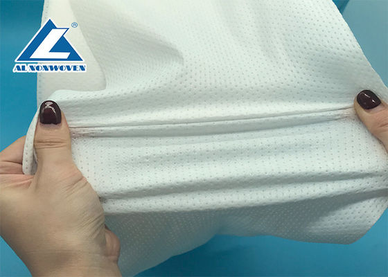 White Single Side Elastic Viscose Non Woven Fabric Medical Type For Mask supplier