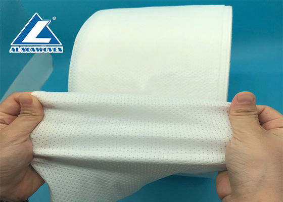 White / Blue Raw Material Elastic Nonwoven Waistband Fabric To Baby Diaper supplier