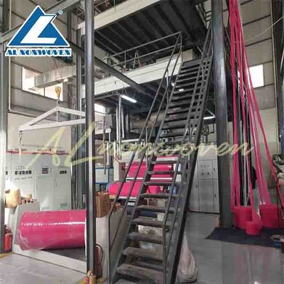 Single S Model Pp Non Woven Fabric Making Machine , Non Woven Fabric Manufacturing Plant supplier