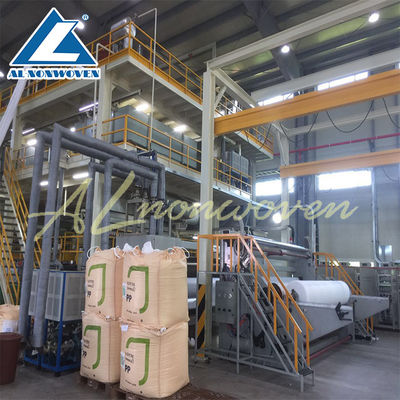 PP Spunbond Non Woven Fabric Making Machine For Hygiene , Non Woven Fabric Plant supplier