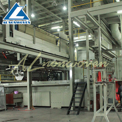 Special Design SMS PP Non Woven Fabric Making Machine , Non Woven Fabric Production Line supplier