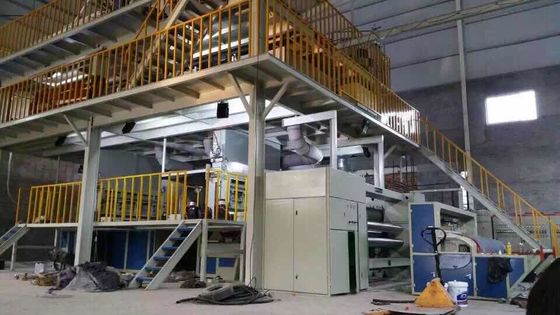 SS AL - 1600mm PP Non Woven Fabric Making Machine , Fast Spunbond Machine supplier