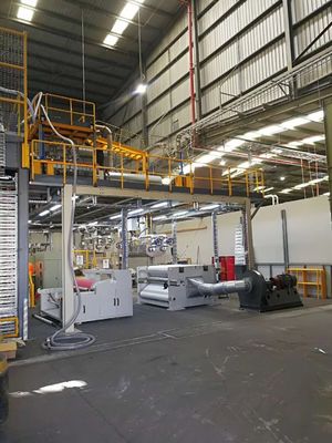 Metal Non Woven Fabric Making Machine , Baby Diapers Use Nonwoven Fabric Machine supplier
