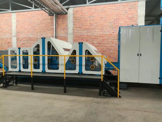 One Cylinder Nonwoven Fabric Machine Double Doffer Carding Machine Low Noise supplier