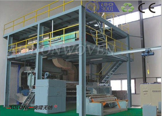 Diamond / Oval / Cross PP Non Woven Fabric Production Line With Single beam supplier