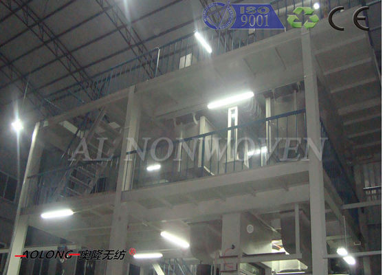 Fabric GSM 9~250 S PP Non Woven Fabric Production Line Width 3200mm For Shopping Bag supplier