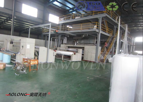 1600mm 3500T SMS Non Woven Fabric Making Machine Low Consumption 400KW supplier