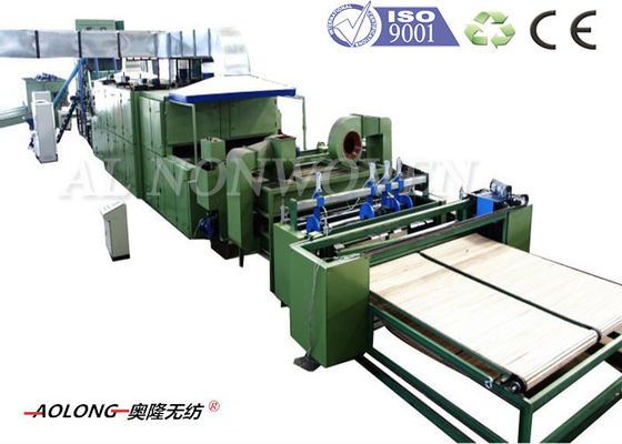 Automatic Mattress Stiff Polyester Wadding Machine With Heat Conducting Oil supplier